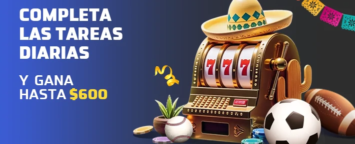 Bonos diarios disponibles en Lobo MX Casino